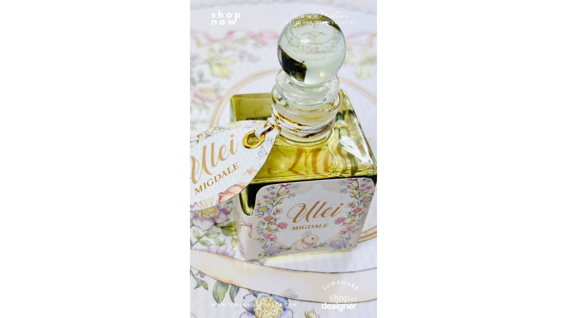 Set Prima Băiță cu Nașii după Botez Belle Époque Floral Garden 1